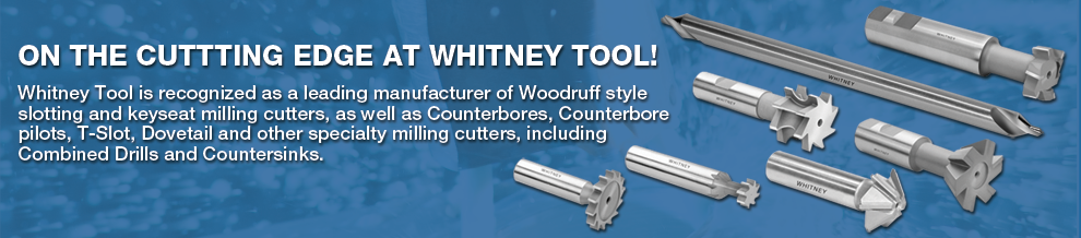 Woodruff Style Slotting, Keyseat Milling Cutters